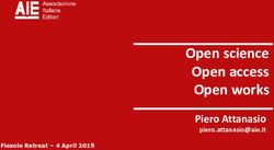 Open science Open access Open works - Piero Attanasio