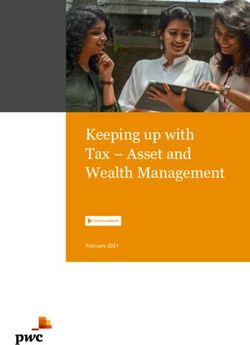 Keeping up with Tax - Asset and Wealth Management - February 2021