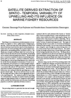 SATELLITE DERIVED EXTRACTION OF SPATIO - TEMPORAL VARIABILITY OF UPWELLING AND ITS INFLUENCE ON MARINE FISHERY RESOURCES