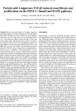 Poricoic acid A suppresses TGF β1 induced renal fibrosis and proliferation via the PDGF C, Smad3 and MAPK pathways