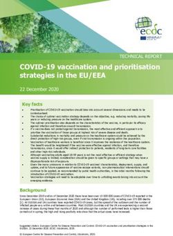 COVID-19 vaccination and prioritisation strategies in the EU/EEA