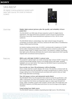 SRX-R815P 4K digital cinema projection system with laser light source, for small to medium screens - pro.sony