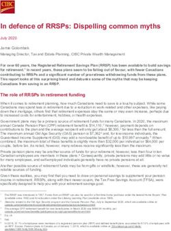 In defence of RRSPs: Dispelling common myths - CIBC