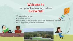 Welcome to Bienvenue! - Hampton Elementary School! Our mission is to