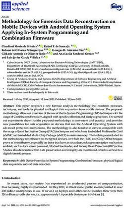 Methodology for Forensics Data Reconstruction on Mobile Devices with Android Operating System Applying In-System Programming and Combination Firmware