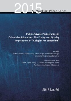 201ESP5Working Paper Series - Public-Private Partnerships in Colombian Education: The Equity and Quality Impications of "Colegios en concesión" - PERI