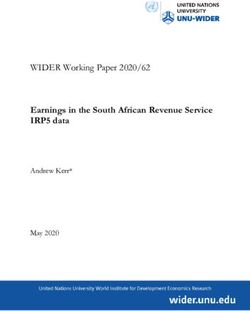 Earnings in the South African Revenue Service IRP5 data - WIDER Working Paper 2020/62 - unu-wider