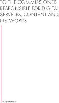 TO THE COMMISSIONER RESPONSIBLE FOR DIGITAL SERVICES, CONTENT AND NETWORKS - By J. Scott Marcus - Bruegel