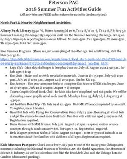 Peterson PAC 2018 Summer Fun Activities Guide - Mary Gage ...