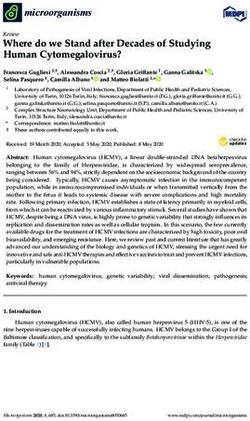 Where do we Stand after Decades of Studying Human Cytomegalovirus? - MDPI