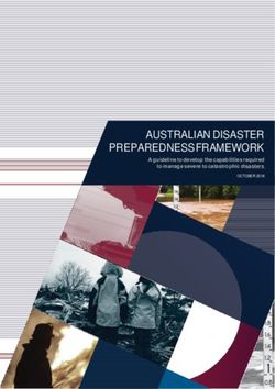 AUSTRALIAN DISASTER PREPAREDNESS FRAMEWORK - Home Affairs