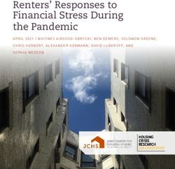 Renters' Responses to Financial Stress During the Pandemic - APRIL 2021 | WHITNEY AIRGOOD-OBRYCKI, BEN DEMERS, SOLOMON GREENE, CHRIS HERBERT ...