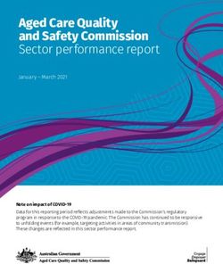 Aged Care Quality and Safety Commission - Sector performance report ...