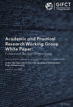 Sub-Group 2 - Global Internet Forum to Counter Terrorism