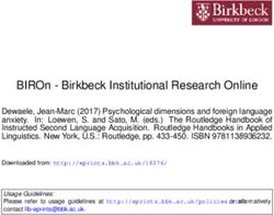 BIROn - Birkbeck Institutional Research Online