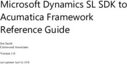 Microsoft Dynamics SL SDK to Acumatica Framework Reference Guide