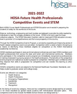 HOSA-Future Health Professionals Competitive Events and STEM
