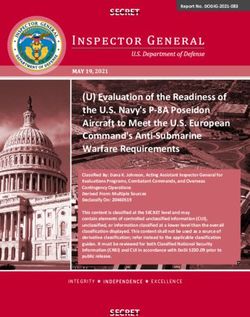 (U) Evaluation of the Readiness of the U.S. Navy's P-8A Poseidon Aircraft to Meet the U.S. European Command's Anti-Submarine Warfare Requirements