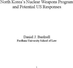 North Korea's Nuclear Weapons Program and Potential US Responses - Daniel J. Bardzell