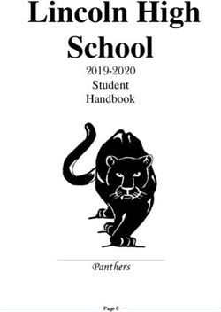 Lincoln High School - Panthers - 2019-2020 Student Handbook - Morgan County School District