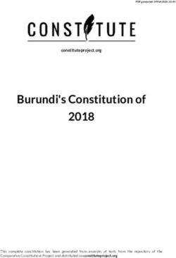 Burundi's Constitution of 2018 - Constitute Project