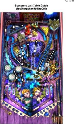 SORCERERS LAIR TABLE GUIDE BY SHORYUKENTOTHECHIN - PAGE 1 OF 30