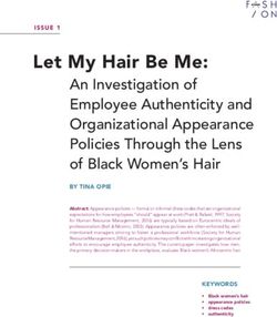 Let My Hair Be Me: An Investigation of Employee Authenticity and Organizational Appearance Policies Through the Lens of Black Women's Hair ...