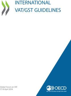 INTERNATIONAL VAT/GST GUIDELINES - Global Forum on VAT 17-18 April 2014