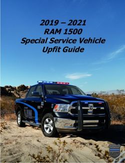 2019 2021 RAM 1500 Special Service Vehicle Upfit Guide - FCA Fleet