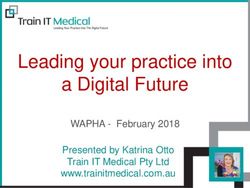 Leading your practice into a Digital Future - WAPHA - February 2018 Presented by Katrina Otto Train IT Medical Pty Ltd www.trainitmedical.com.au