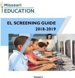 EL SCREENING GUIDE 2018-2019 - Version 2 - Missouri Department of Elementary ...