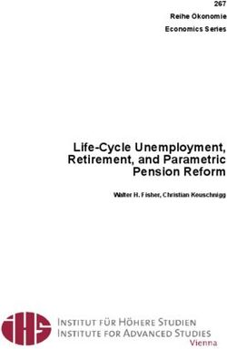 Life-Cycle Unemployment, Retirement, and Parametric Pension Reform - 267 Reihe Ökonomie Economics Series