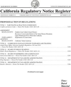 California Regulatory Notice Register - Office of Administrative ...