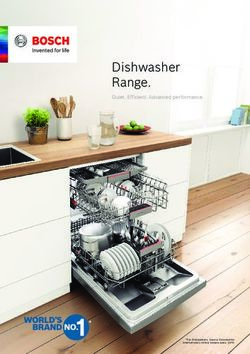 Dishwasher Range. Quiet. Effi cient. Advanced performance.