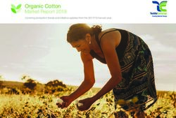 Organic Cotton Market Report 2019 - Covering production trends and initiative updates from the 2017/18 harvest year - Textile Exchange