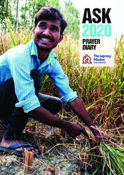 ASK 2020 PRAYER DIARY - The Leprosy Mission