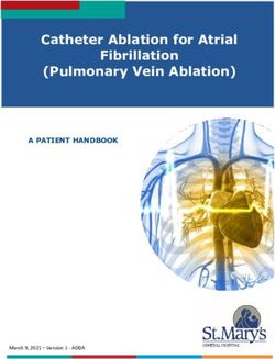 Catheter Ablation for Atrial Fibrillation (Pulmonary Vein Ablation) - A PATIENT HANDBOOK