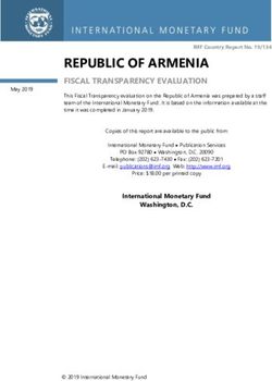 REPUBLIC OF ARMENIA FISCAL TRANSPARENCY EVALUATION - International Monetary Fund