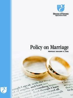 Policy on Marriage PENTECOST 2020 (MAY 31, 2020) - the Anglican ...