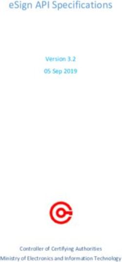 ESign API Specifications - Version 3.2 05 Sep 2019 - Controller of Certifying Authorities - CCA