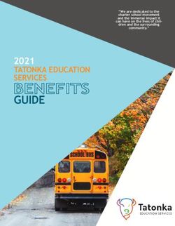 GUIDE 2021 TATONKA EDUCATION SERVICES - Eagle Elementary