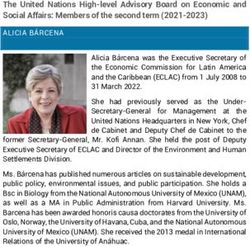 The United Nations High-level Advisory Board on Economic and Social Affairs: Members of the second term (2021-2023)