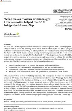 What makes modern Britain laugh? How semiotics helped the BBC bridge the Humor Gap