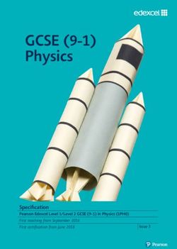 GCSE (9-1) Physics - Specification Pearson Edexcel Level 1/Level 2 GCSE (9 - 1) in Physics (1PH0) First teaching from September 2016 First ...