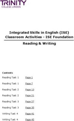 Integrated Skills in English (ISE) Classroom Activities - ISE Foundation Reading & Writing