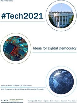 #Tech2021 Ideas for Digital Democracy - The German Marshall Fund of the United States