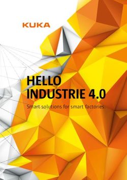 HELLO INDUSTRIE 4.0 Smart solutions for smart factories.