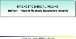 DIAGNOSTIC MEDICAL IMAGING - 3rd Part - Nuclear Magnetic Resonance Imaging
