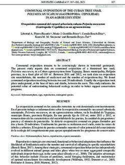 COMMUNAL OVIPOSITION OF THE CUBAN TREE SNAIL