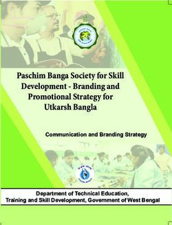 Paschim Banga Society for Skill Development - Branding and Promotional Strategy for Utkarsh Bangla - Communication and Branding Strategy ...